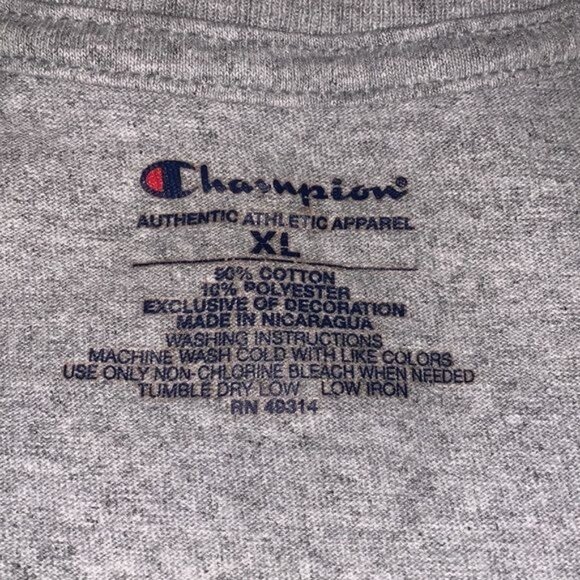 Star Wars Fresno Grizzlies Champion Gray T-Shirt XL 90% Cotton 10% Polyester - Picture 2 of 9